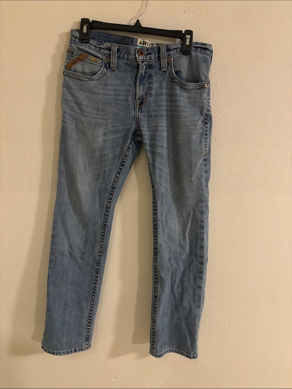 Ariat Light Blue Straight Leg Men's Jeans